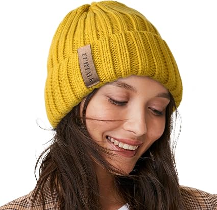 FURTALK Knit Beanie Hats for Women Men 