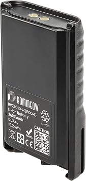 BVCL0104-2600-D 7.4V 2600mAh Li-ion Replacement Battery for Vertex Yaesu FNB-V103Li FNB-V132Li VX-231 VX-228 VX-234