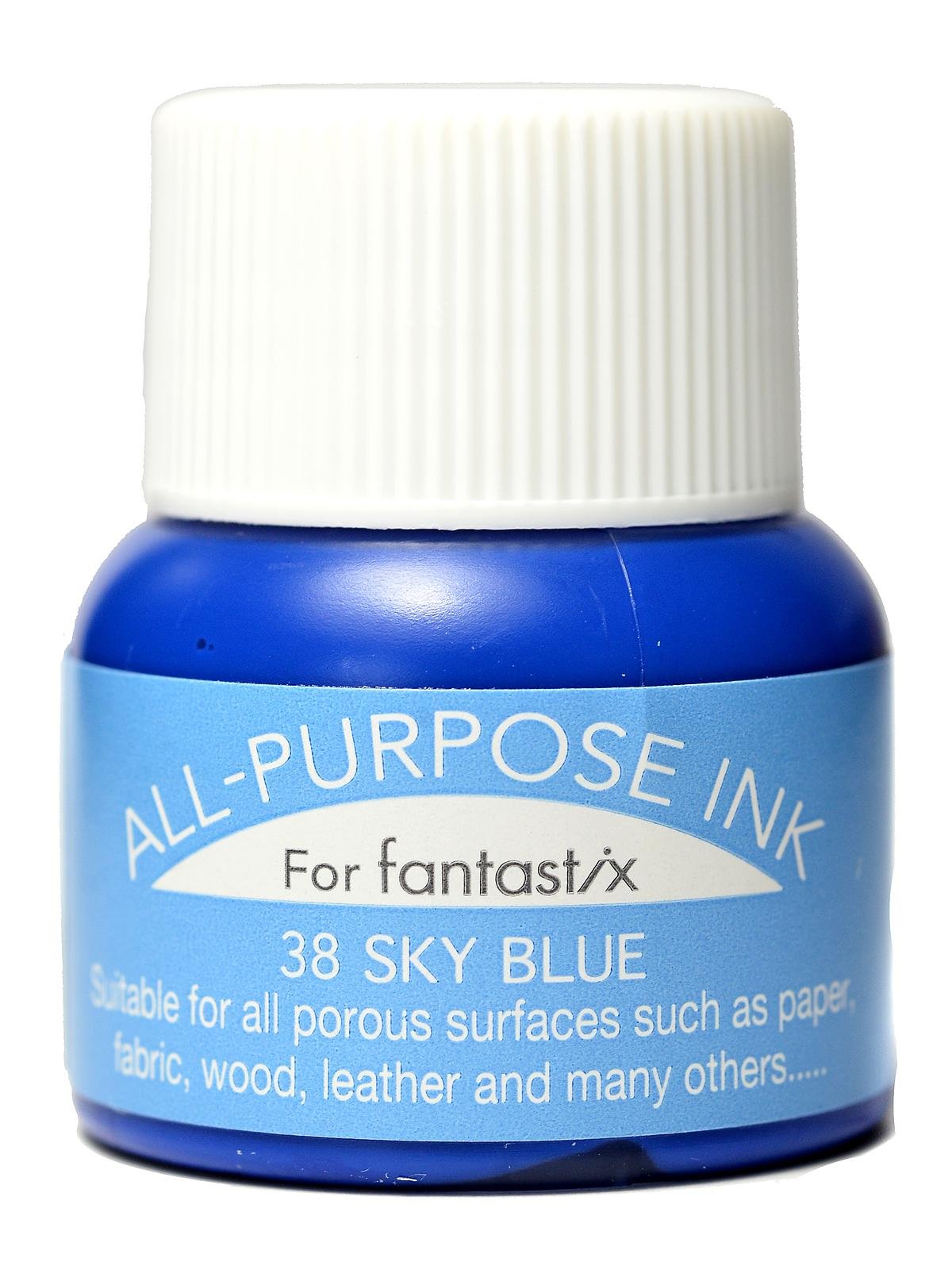 All Purpose Ink Tsukineko Sky Blue encre permanente lavable pour décoration tissu