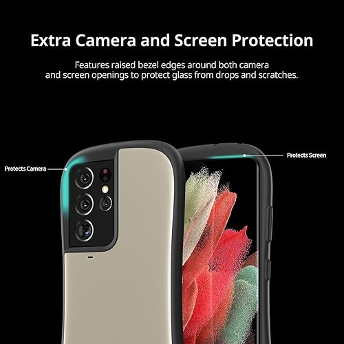 Miniatura 4 de iFace First Class Series - Funda para Samsung Galaxy S21 Ultra, bonita capa doble TPU y policarbonato, funda protectora híbrida a prueba de golpes