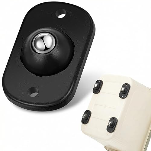 Miniatura 10 de Honoson - 48 ruedas giratorias autoadhesivas para electrodomésticos, deslizadores, universales, giratorias de 360°, para cocina pequeña