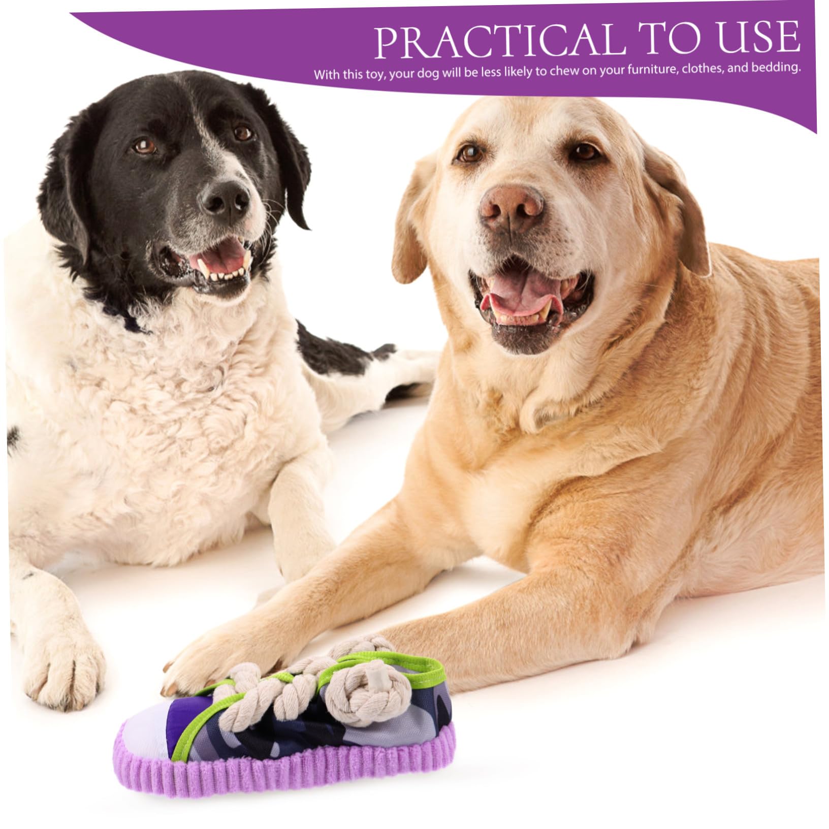 DOITOOL Juguetes para Morder Perros Interactivos Sonido, Tiras de Algodón Resistentes, Tamaño Pequeño, Juguete para Cachorros, Estimulación Dental y Diversión para Mascotas Pequeñas