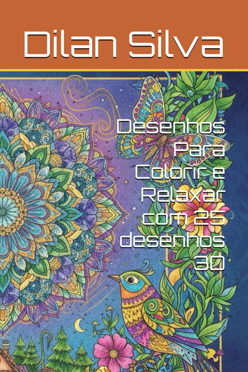 Desenhos Para Colorir e Relaxar com 25 desenhos 3D