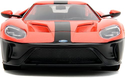 Miniatura 2 de Jada Pink Slips 124 W1 2017 Ford GT - Coche fundido a presión, juguetes para niños y adultos (salmón metálico)