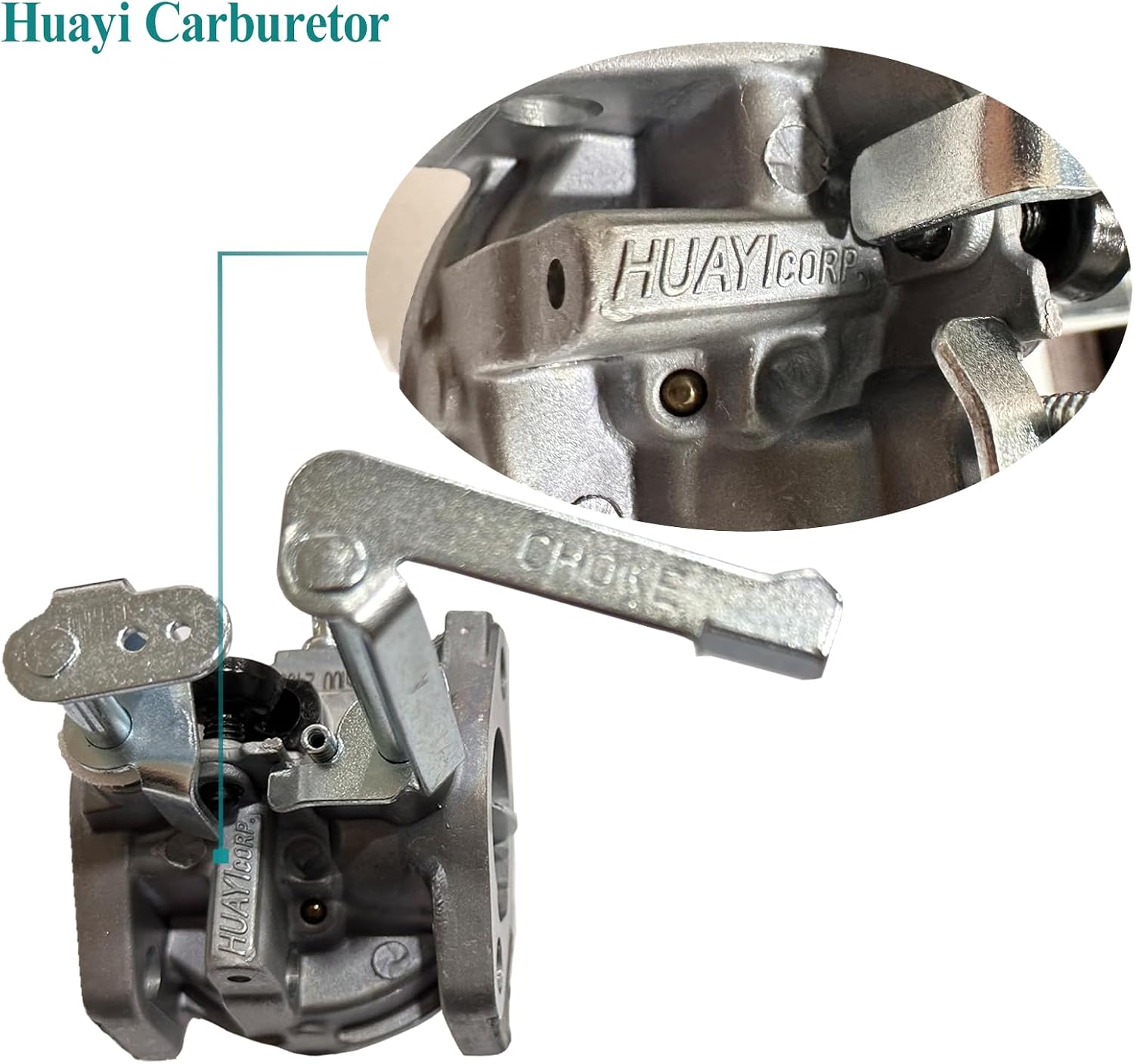 QYMOTO CK100-S Carburetor for Coleman SK100 RTK100 Go Kart,CT100U CC100X Mini Bike,Huayi Carburetor 98cc 100cc 110cc 3HP OHV Engine Adjustable Carb