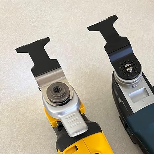 Miniatura 8 de 60 hojas de sierra oscilantes, de liberación rápida, kit de cuchillas de herramientas oscilantes universales de madera y plástico, compatibles con