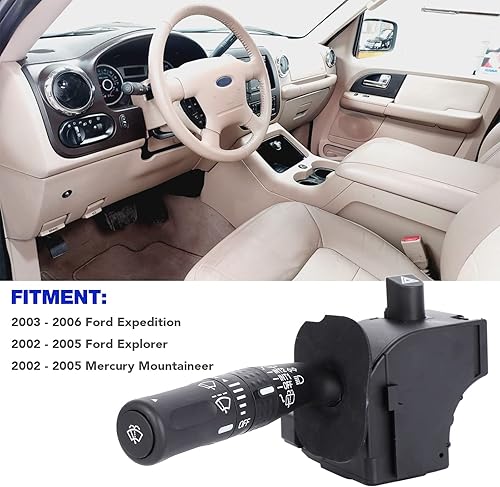 Miniatura 2 de Interruptor de señal de giro multifunción para Ford Expedition 2002-2006, Ford Explorer 2002-2005, Mercury Mountaineer 2002-2005, 2L2Z13K359AAB