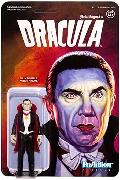 Super7 Universal Monsters Dracula - 3.75 Universal Monster Movies Action Figure Classic Movie Collectibles and Retro Toys