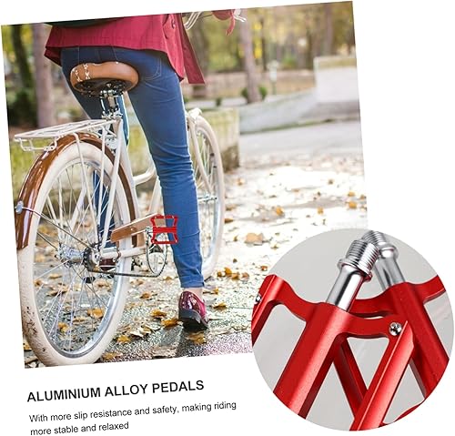 Miniatura 7 de Happyyami 2 Pairs Pedal Road Vehicles Spindle Aluminum Alloy