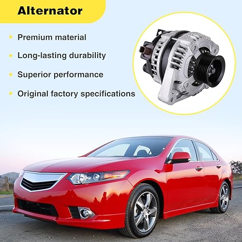 Miniatura 2 de 31100-R40-A01 Alternador eléctrico automático compatible con Ho-nda Accord 2008-2012 A-cura TSX L4 2.4L 2009-2014 130A reemplaza a 31100R40A01