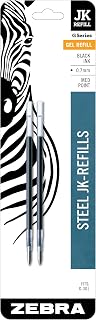 Zebra JK-Refill 0.7mm Black Gel Refills, 2-Pack