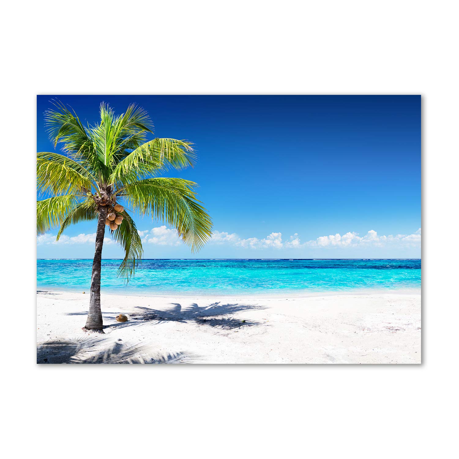 Playa tropical paysage azul sur acrylique glass picture déco mural salon