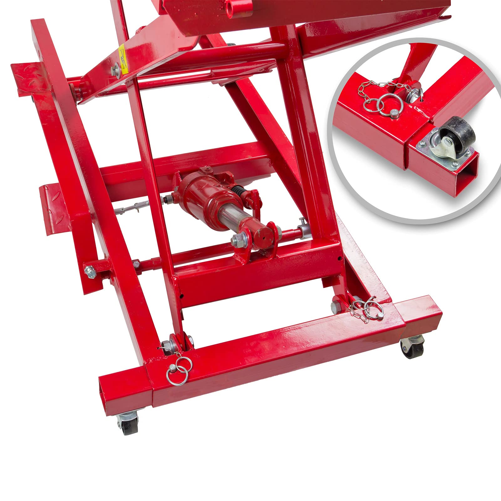 DEMA Motorrad Hebebühne – Werkstatt Hebebühne für Motorräder, Roller, ATVs, Montagehilfe, bis 360 kg, stabil und höhenverstellbar