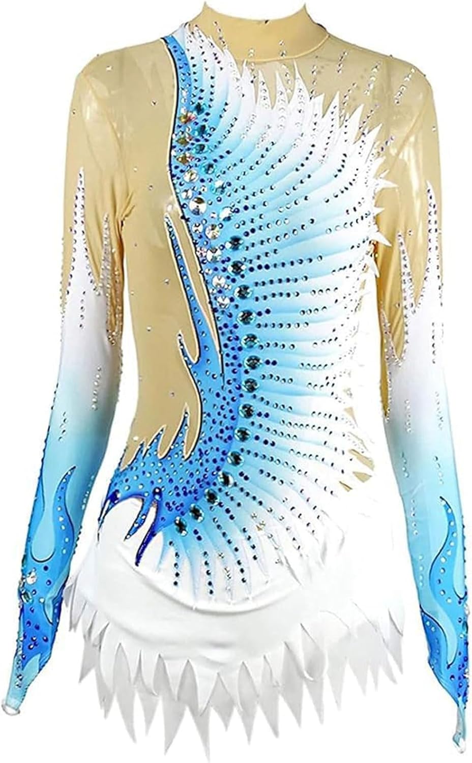 Girls' Figure Skating Dresses Ice Roller Skating Competition Costume Ballet Gymnastics Performance Clothing