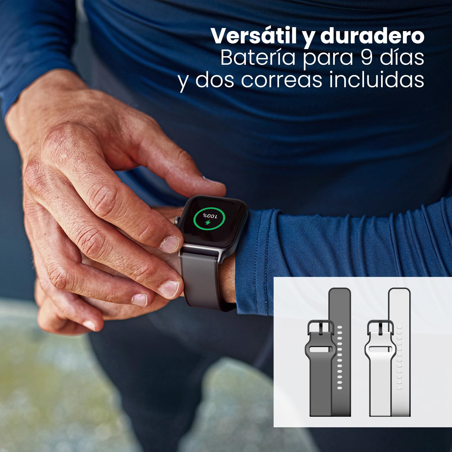 SPC SMARTEE Duo Pro - Smartwatch Inteligente Pantalla AMOLED 1,78" y GPS