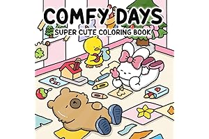Comfy Days: Super Cute Coloring Book for Adults and Teens