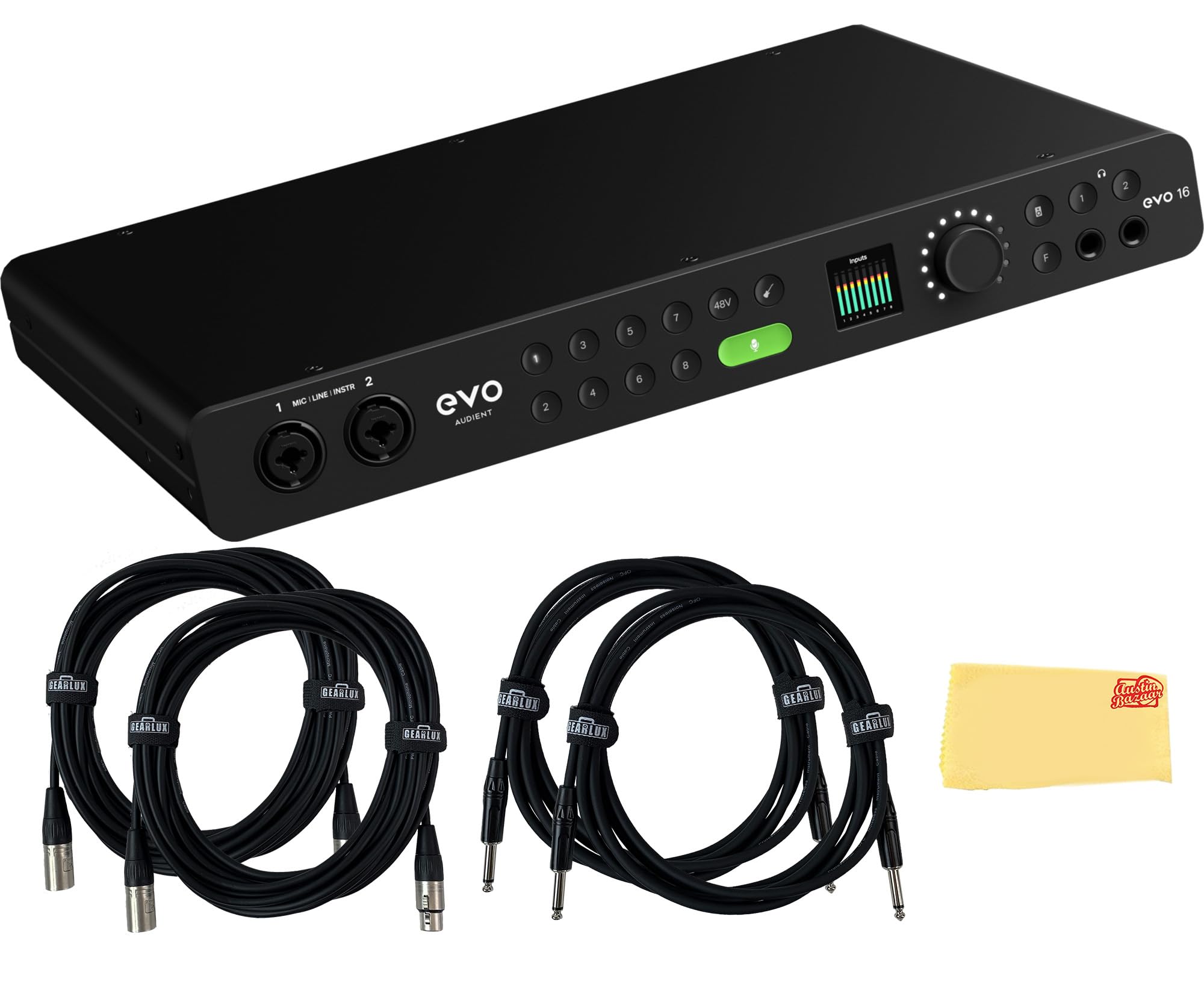 Amazon.com: Audient EVO16 24 In 24 Out USB Audio Interface Bundle