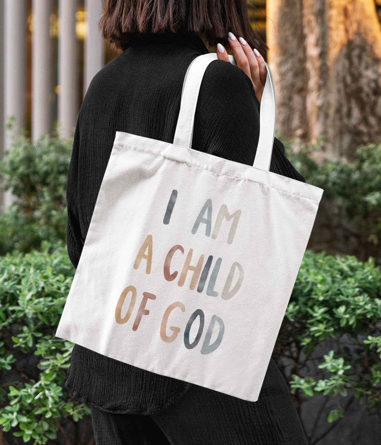 Christian Tote Bag, Bible Bag, Bible Tote Bag, Bible Bags for Women, Baptism Gifts for Girl, Church Bag - Image 6