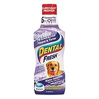 Vista 17 de Dental Fresh Aditivo de agua original para perros y gatos, 17 onzas líquidas, cuidado diario de dientes y aliento