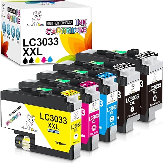 Amazon ms deer compatible lc3033 bk c m y ink cartridges