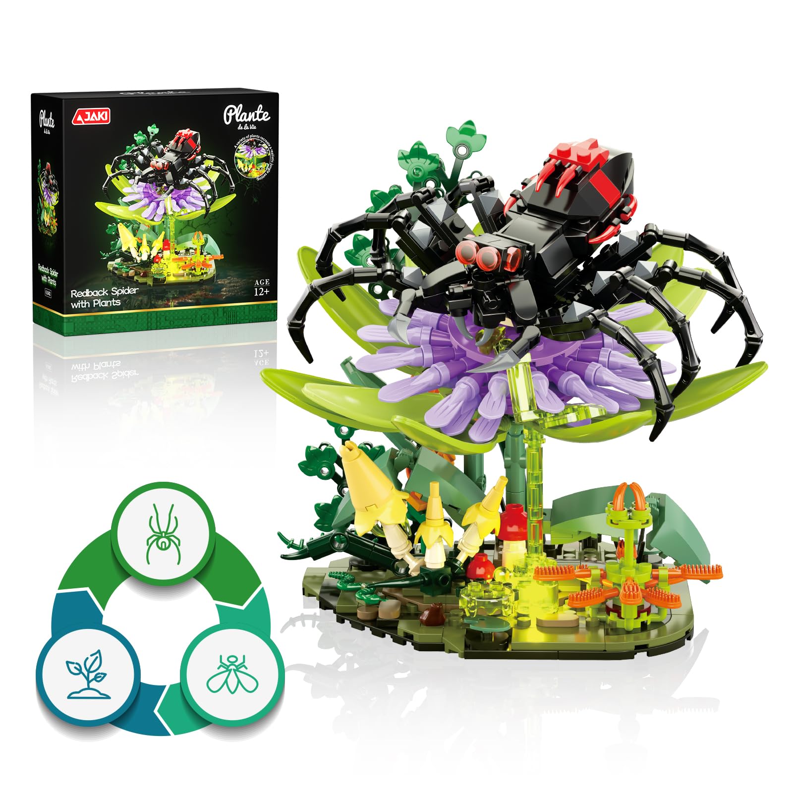 Amazon.com: JAKI Spider Building Set for Adult,Wild Animals