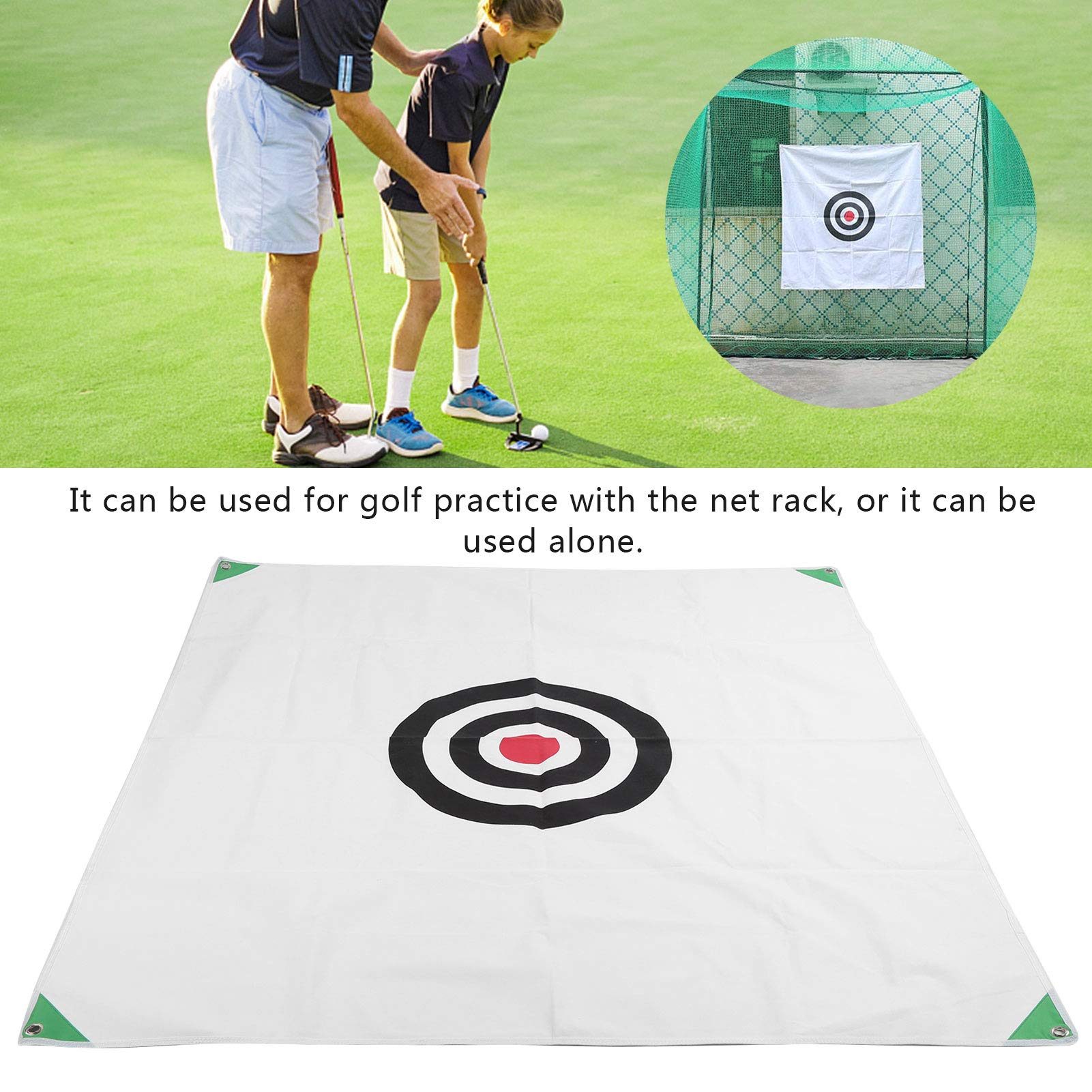 Practice Hit Cloth, Practice Target Training Aids Good Sound Hitting Target Net for Indoor Outdoor Training (Dot type)