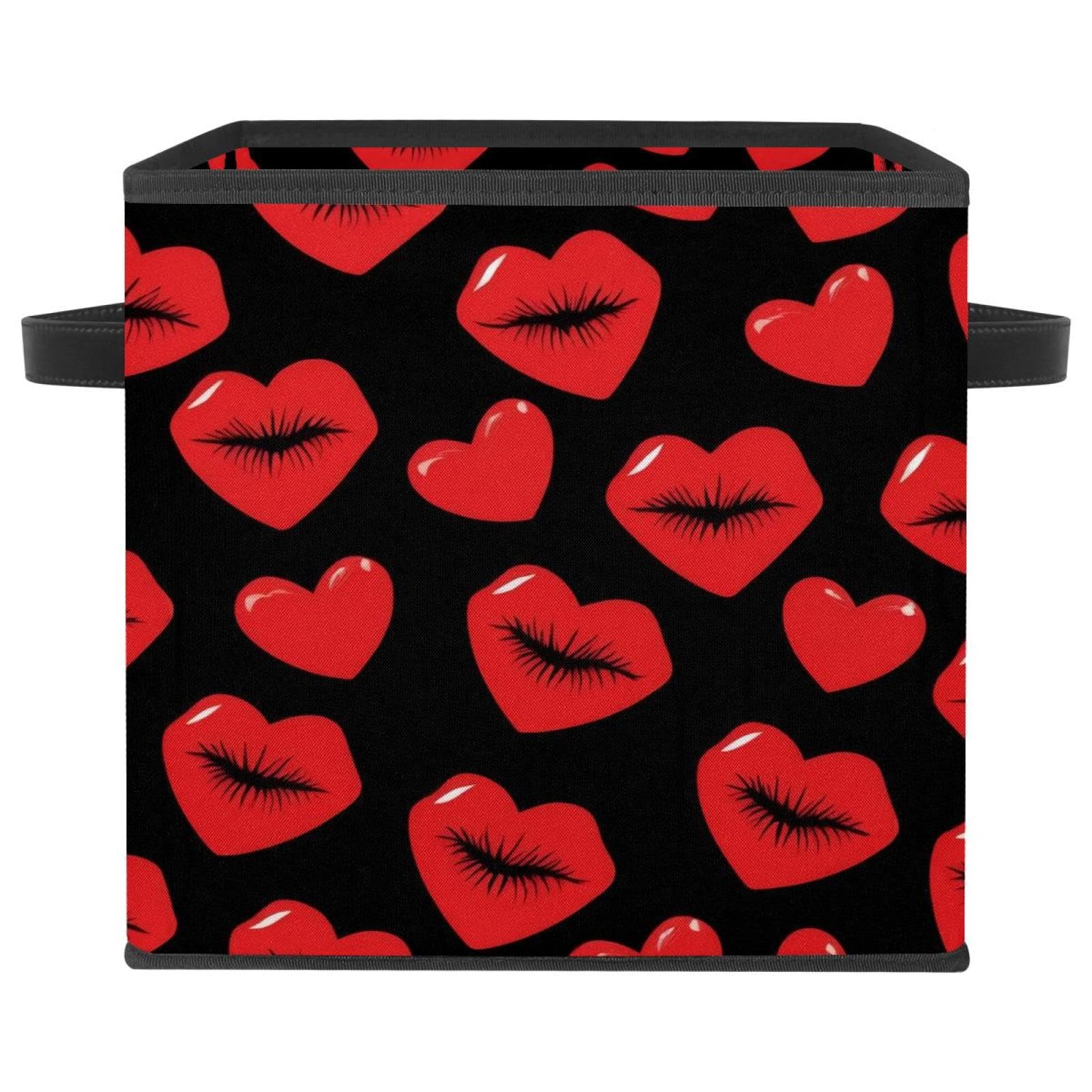 Organiser les vêtements facilement grâce au grand cube de rangement lèvres d'amour en tissu