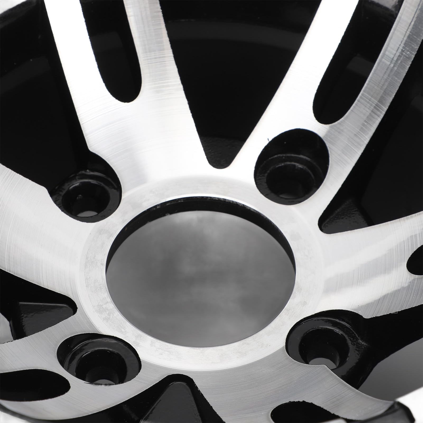 SIXRUN ATV-Felge aus Aluminiumlegierung, 10 Zoll, Universell, Kompatibel mit ATV, Go-Kart, Golfwagen, mit Hoher Festigkeit und Schickem Design (Hinterrad)