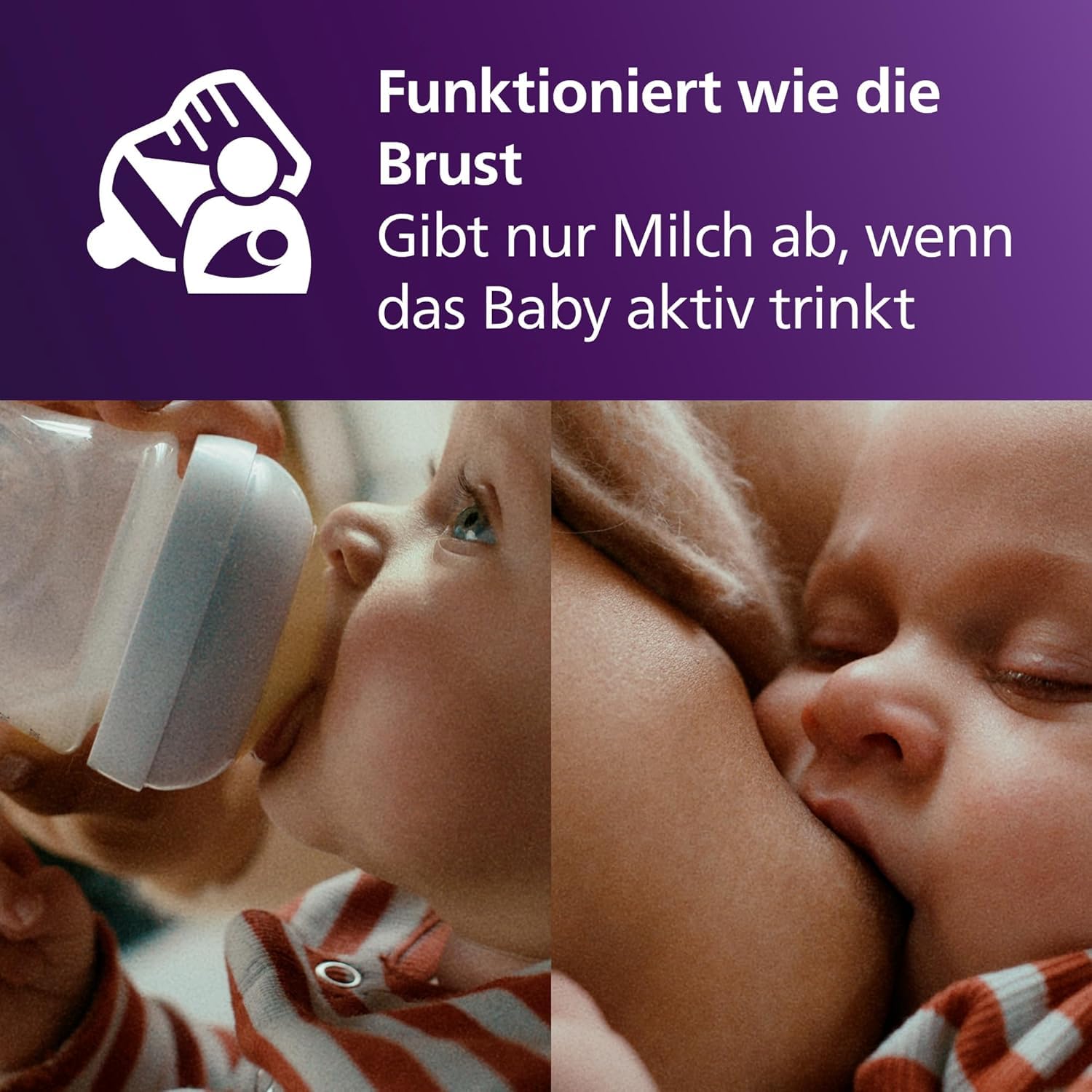 Set aus AVENT Schneller Premium-Fläschchenwärmer Modell SCF358/00 + Philips AVENT Babyflaschen Natural Response – Babyflaschen mit AirFree Ventil, 260 ml, BPA-frei (Modell SCY673/82)