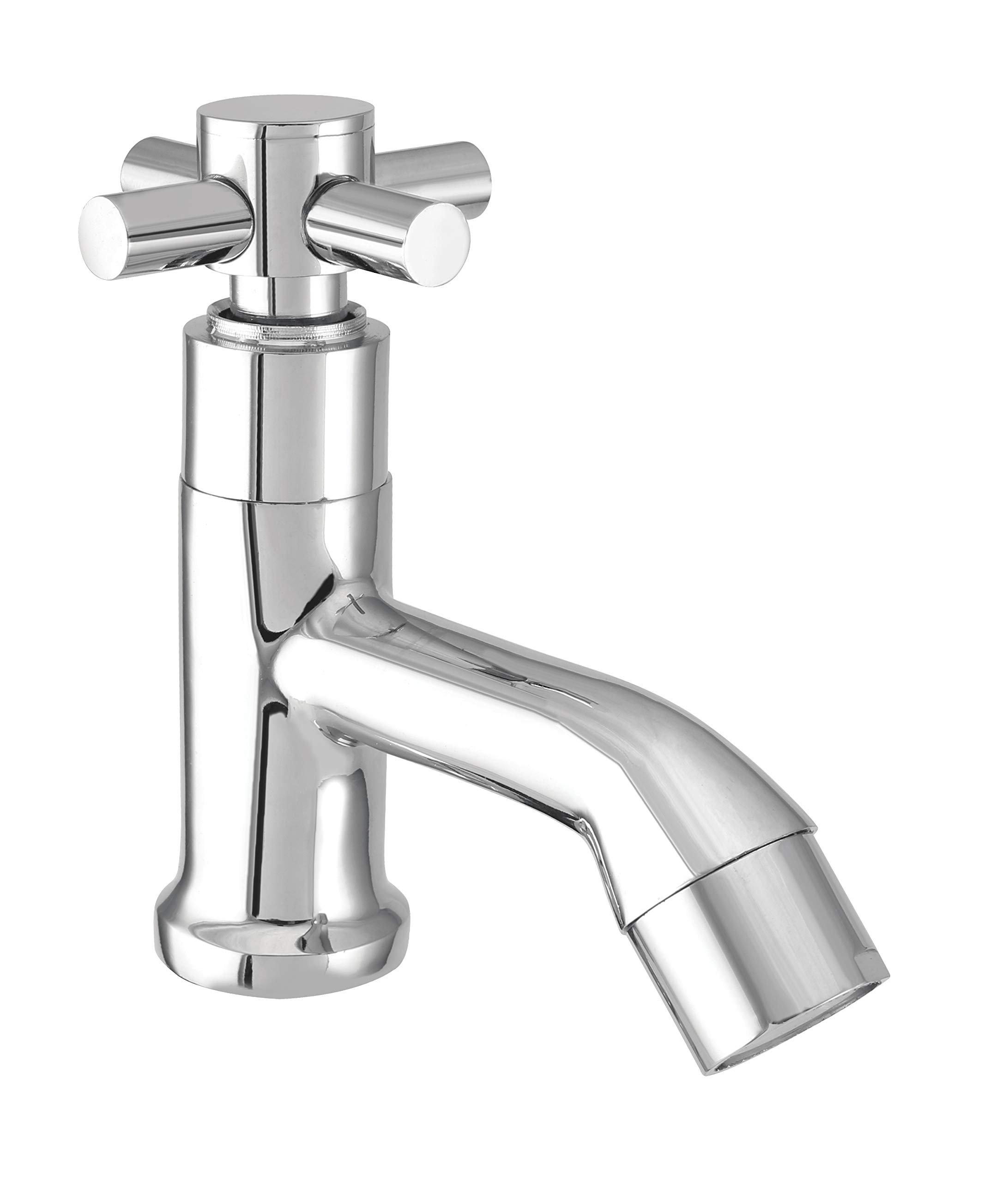 10x Brass Polished Finish Pillar Tap for Bathroom/Wash Basin (Silver) (B078ZTY489) Amazon Price History, Amazon Price Tracker