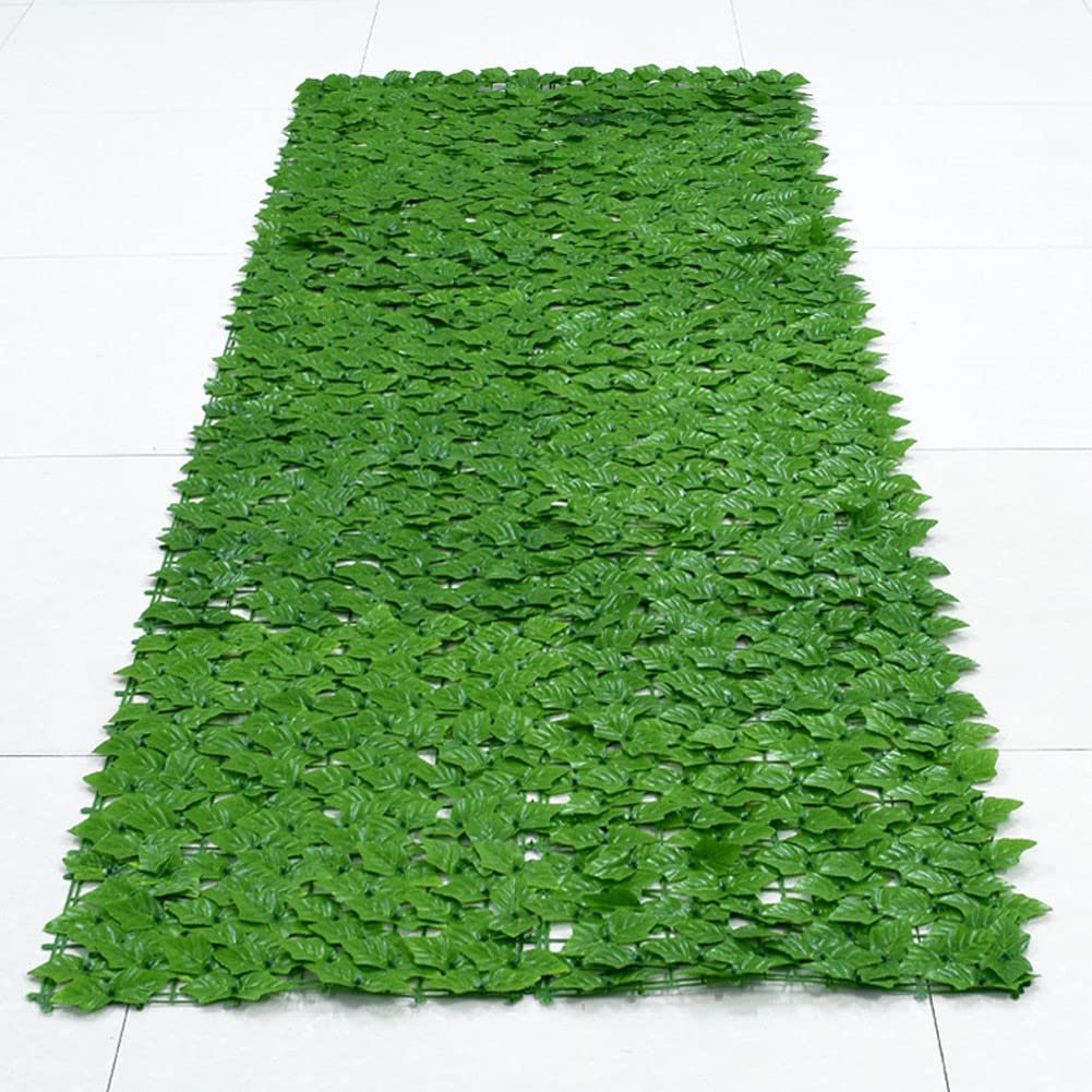 Hojas de Artificial para Jardín Seto Artificial Valla Decorativa Pantalla Privacidad Hojas de Vid Verde Valla Decoración Seto para Exterior, Interior, jardín, Patio 1218(Color:,Size:59.05x98.