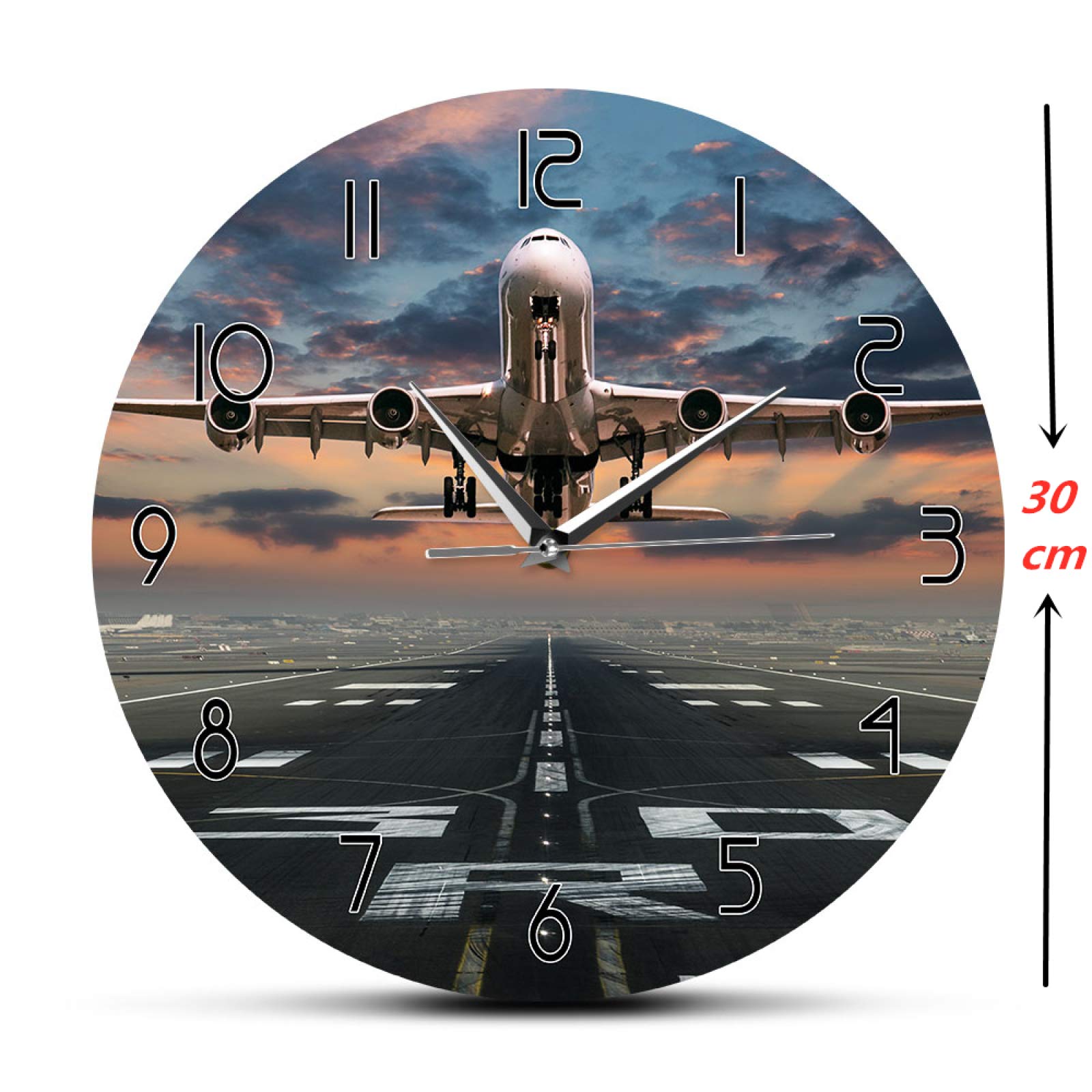 Amazon.co.jp: 壁掛け時計 掛け時計 おしゃれ 置き時計 北欧 連続秒針