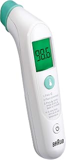 Braun TempleSwipe Forehead Thermometer for Adults, Babies, Kids - Color-Coded Display, Pediatrician-Recommended Accuracy