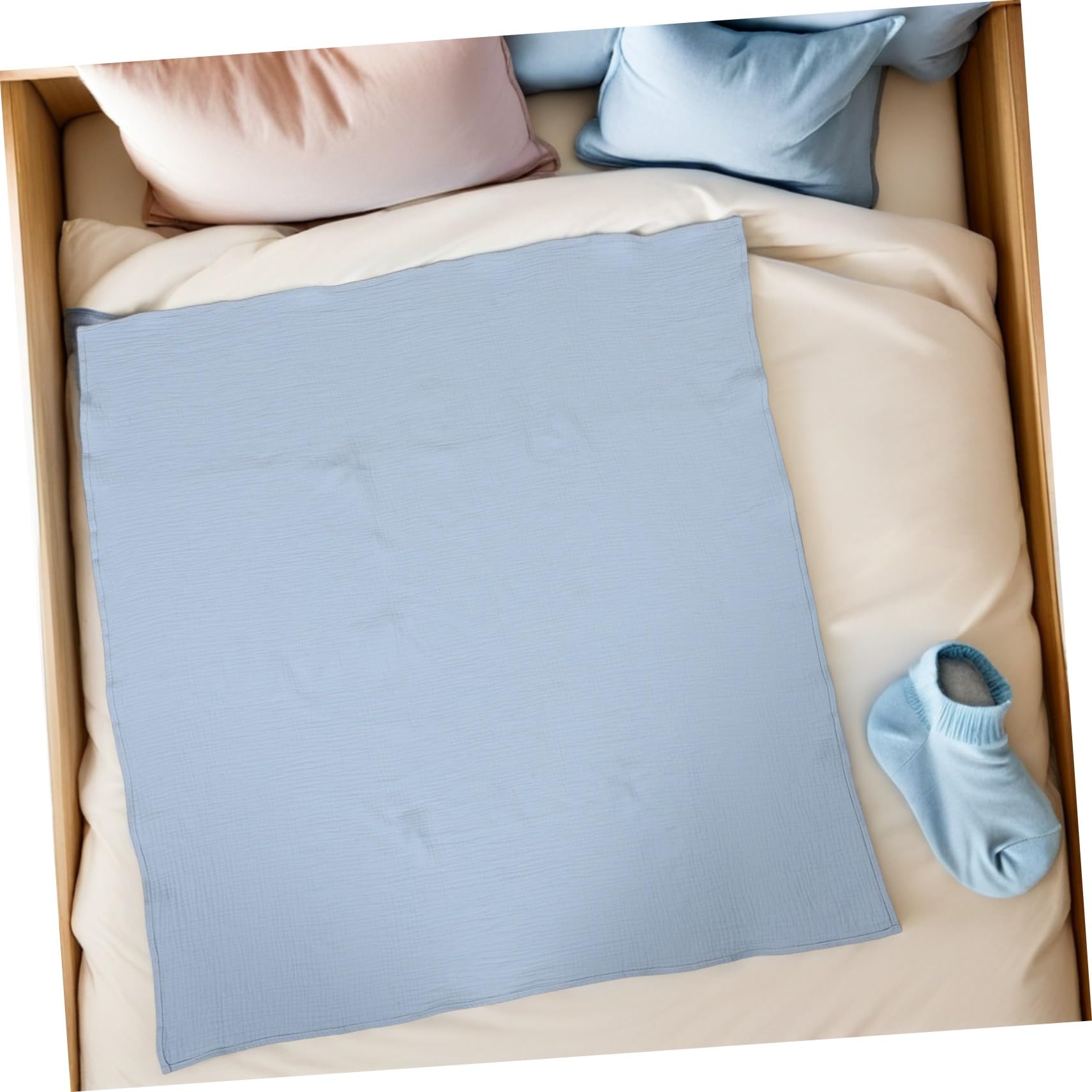 ORFOFE 3 Piezas Manta de Gasa para Recién Nacido Manta Envolvente de Muselina Transpirable y Elástica Cobertor Unisex para Dormir y Envolver Niña