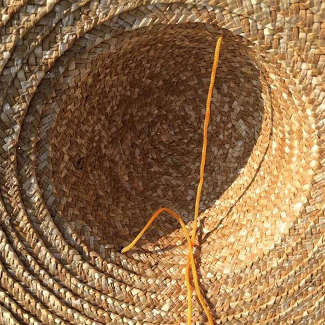 Suwequest Handmade Fisherman Straw Hat Bucket Cap Dance Fishing Hat