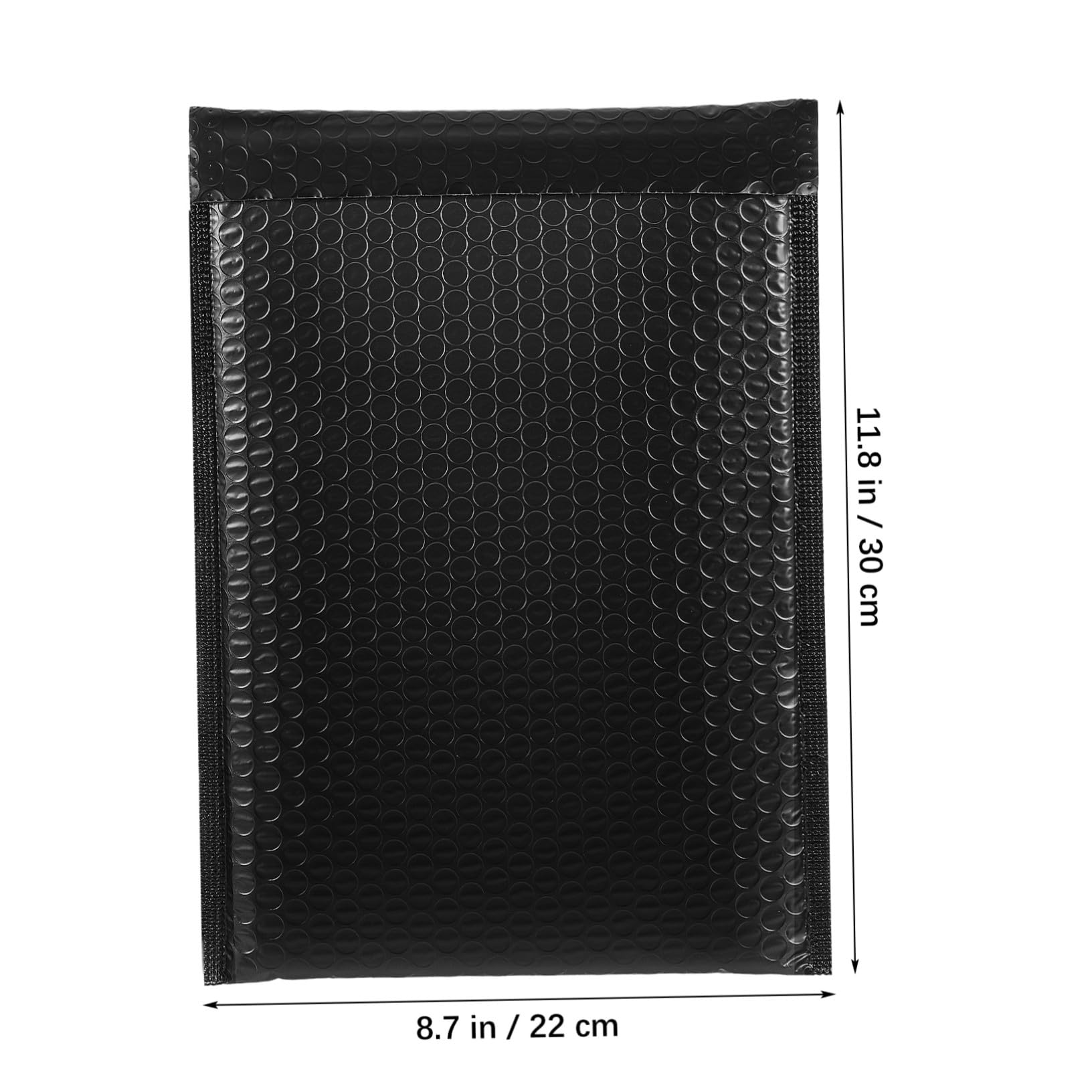 Lot de 50 Sacs en Mousse Antichoc Enveloppes À Bulles pour Petites Entreprises Enveloppes À Bulles Auto-Adhésives Film PE Coextrudé Noir