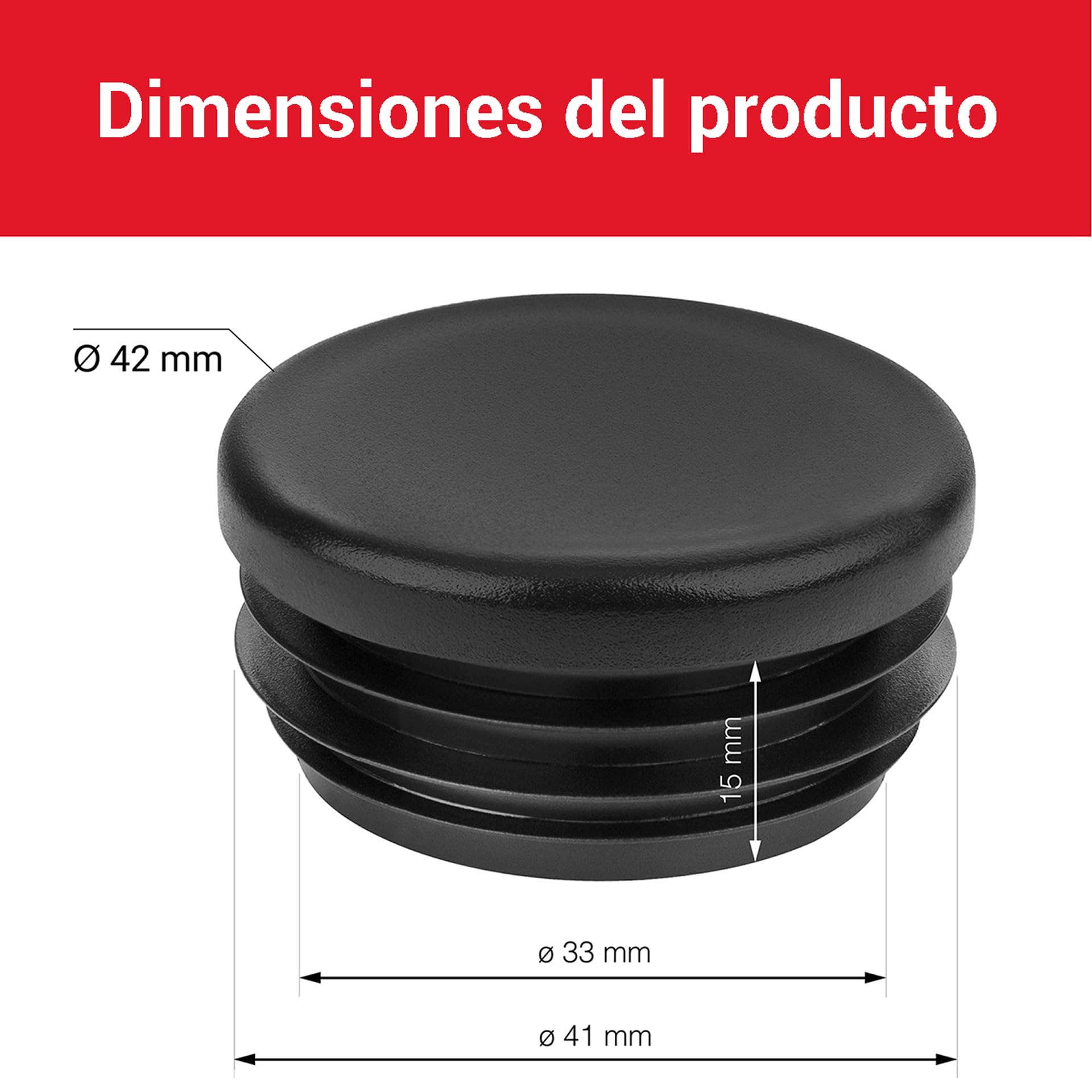 Collar Para Poste Redondo 48mm Color Verde Pack De 6 | Brico Depôt, image size:1920x1920