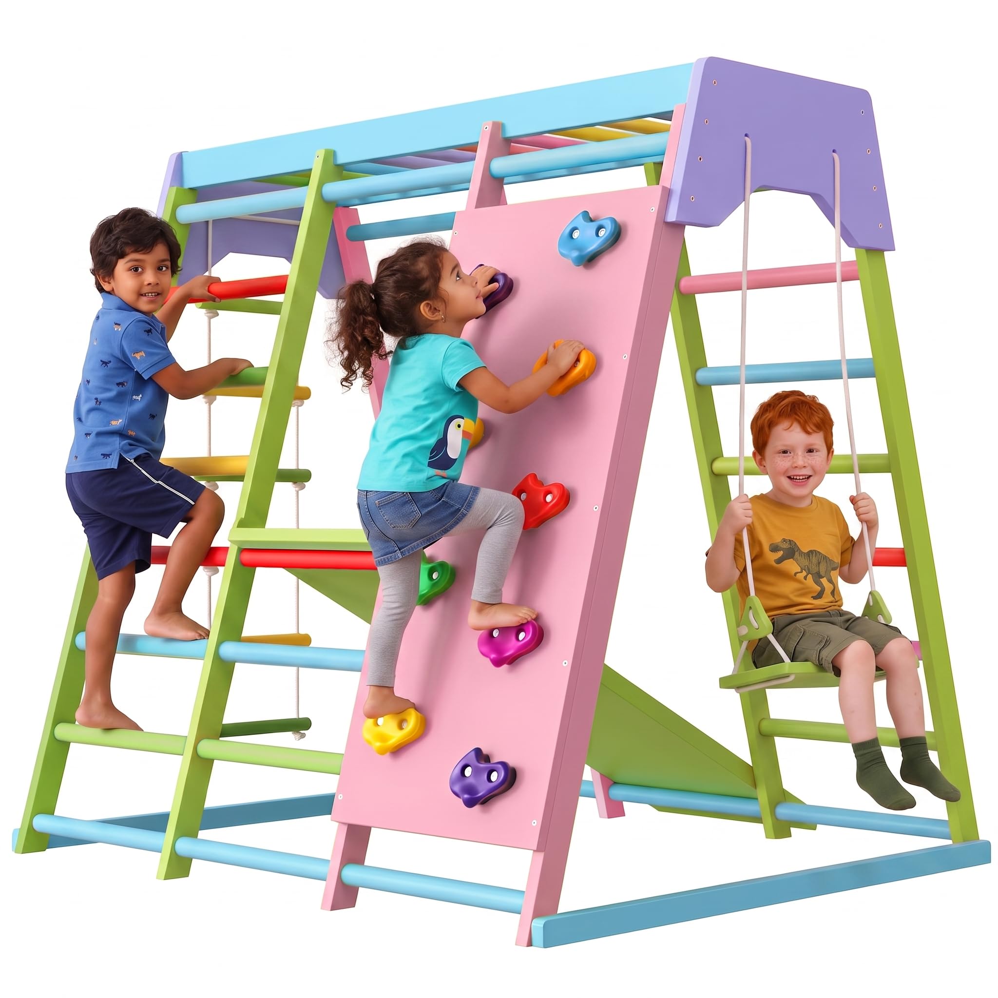 Amazon.com: Avenlur Magnolia 7-in-1 Indoor Jungle Gym for Kids