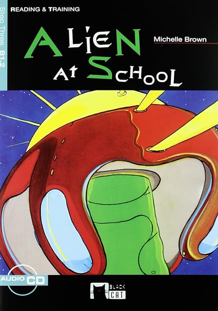 Portada de Alien At School. Collection The Black Cat. Auxiliar Eso.