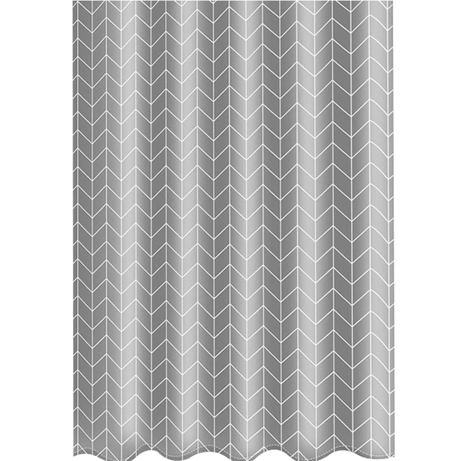 Rideau de douche gris 120x180 cm polyester imperméable