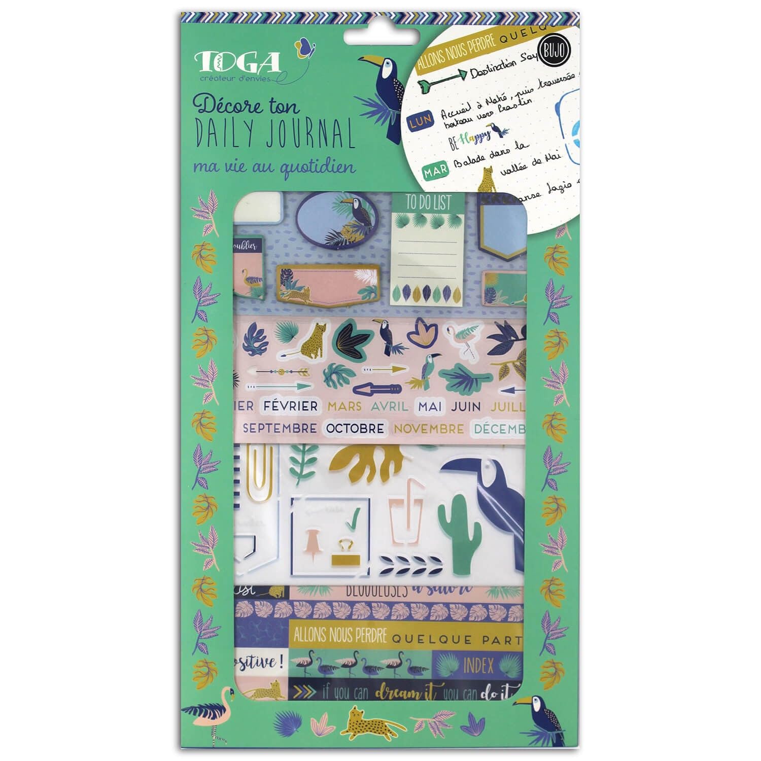 DRAEGER PARIS 1886 Toga by Kit de Décoration Bullet Journal Jungle