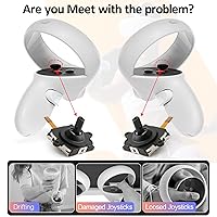 Vista 2 de 2Pcs for Oculus Quest 2 Joystick Replacement Kit for Oculus Quest 2 Controller Thumbstick Replacement Drift Repair Switch Replacement Accessory with