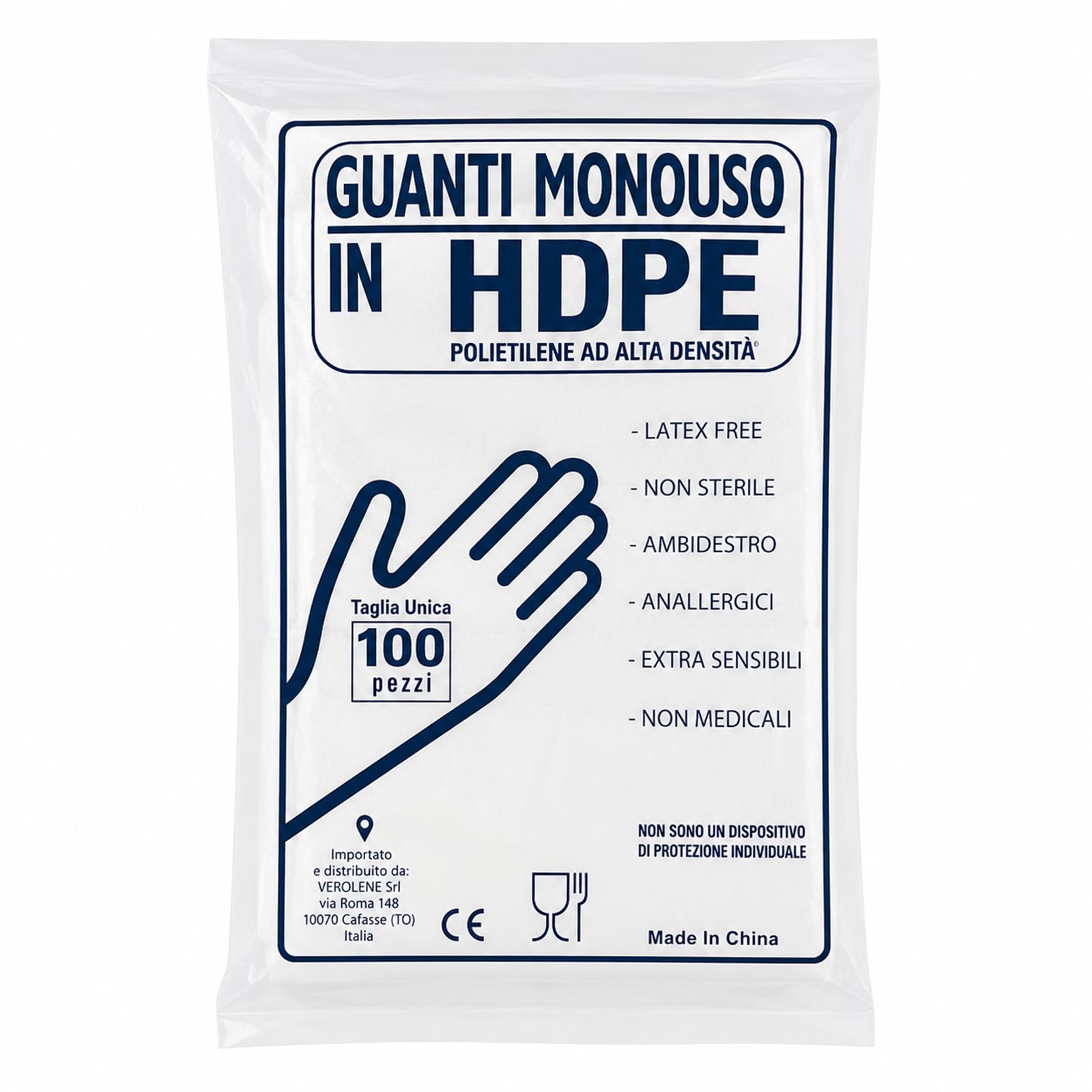 Einweghandschuhe HDPE Transparent 30000 Stück Lebensmittel Einmalhandschuhe | puderfrei, reißfest, Friseurhandschuhe, Bäckerhandschuhe, Dieselhandschuhe, lebensmittelecht, Damen, Herren, Großpackung