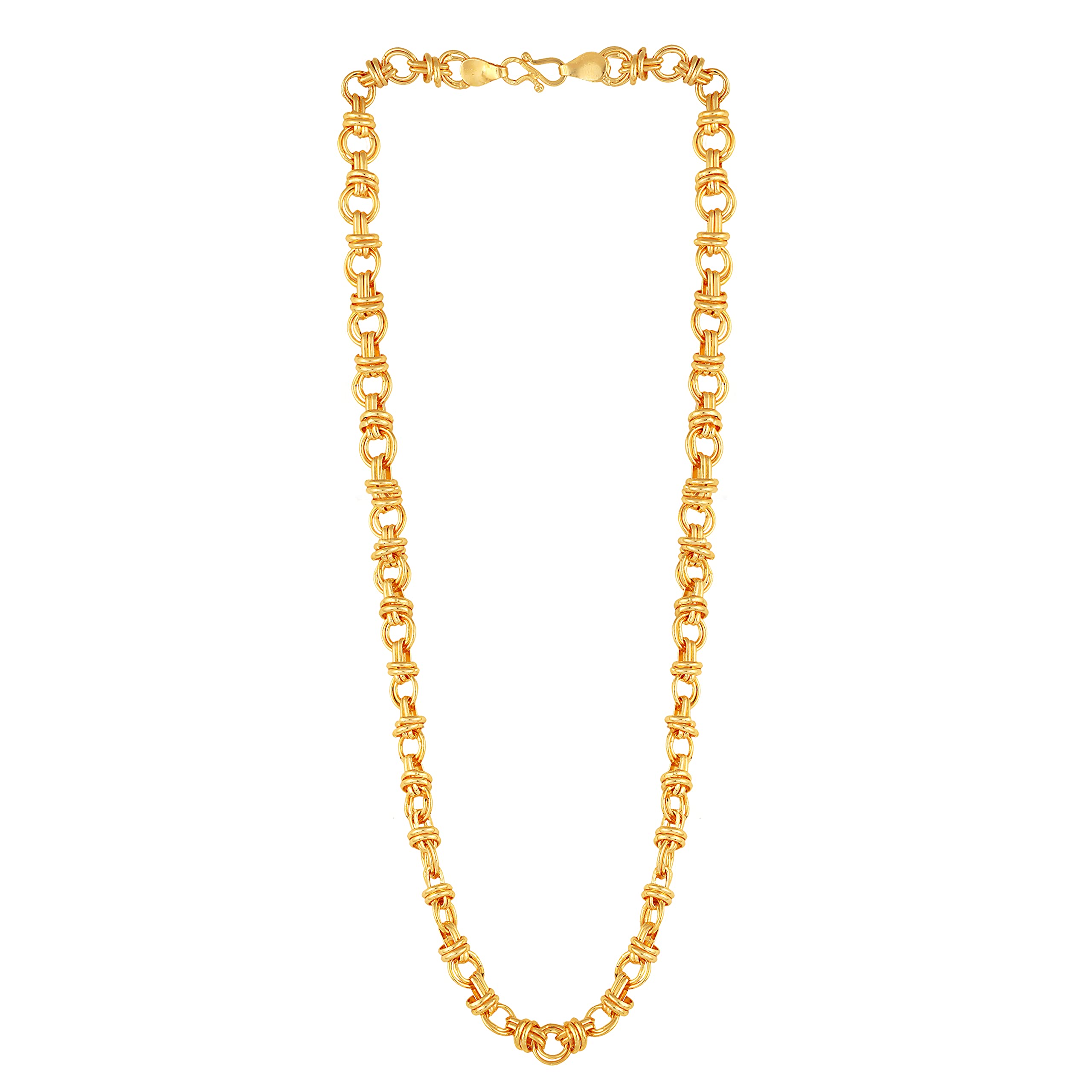 Stylish Golden 1 Gram Stainless Steel Chain for Men
