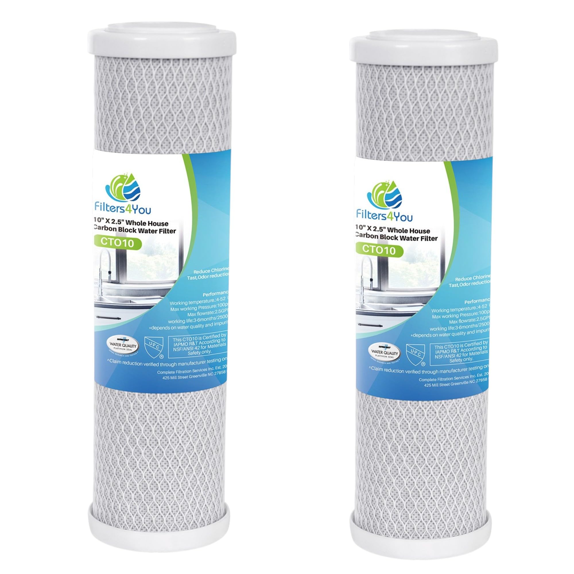 CFS - Filtro de bloque de carbono de 8 capas de pelo lento