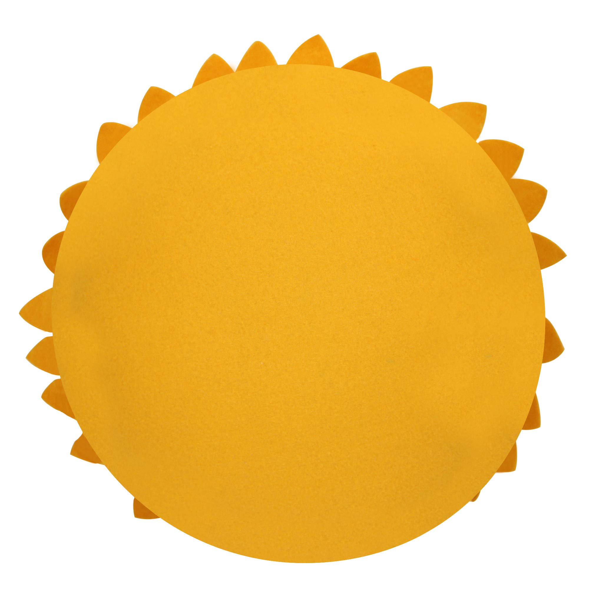 Almohada de flores – Almohadas decorativas de girasol – Almohada redonda de margaritas de flores 3D – Almohada redonda con acento de girasol – Decoración de almohada en forma de flor para el hogar