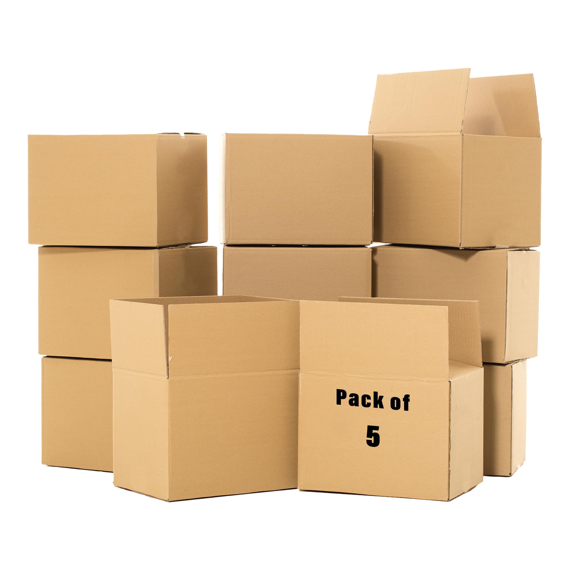 Heart Home Corrugated Box | 3 Ply Corrugated Packing Box | Corrugated for Shipping | Corrugated for Courier & Goods Transportation | L 18.5 x W 15.5 x H 15.5 Inch | Pack of 5 | Brown (B0CV3XDWDR) Amazon Price History, Amazon Price Tracker