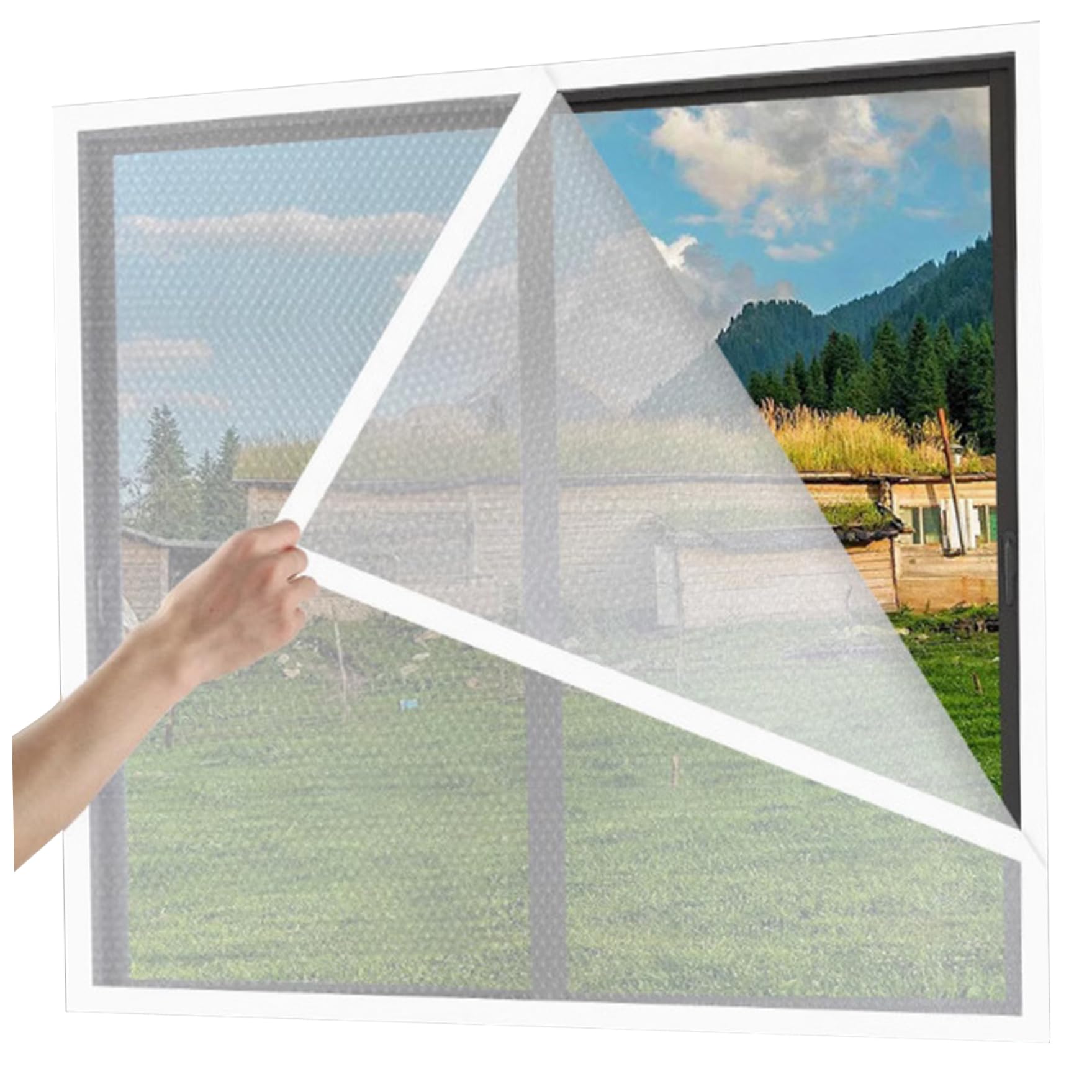 Peosaard 32X47in Thermal Window Film, Window Insulation Film Thicken Bubble Thermal With Fasten Tape Cuttable Windproof Blackout Curtains For Winter, Insulation For Winter