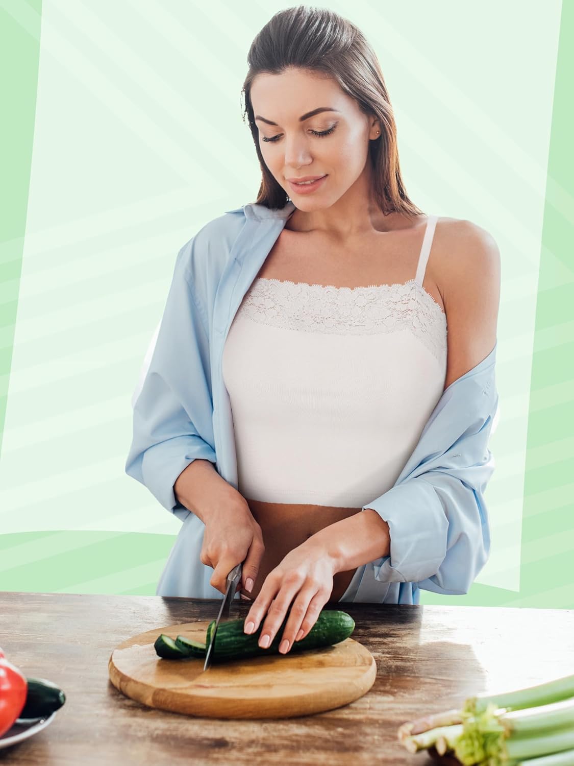 Bencailor 4 Pcs Womens Lace Cami Bralettes Spaghetti Strap Crop Tops Bandeau - Image 2