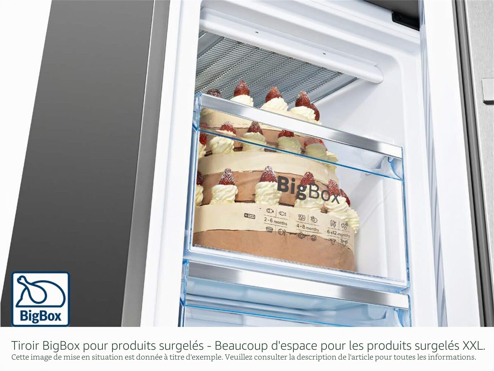 Bosch Serie 6 GSN58AWDV congélateur Autoportante 366 L D Blanc